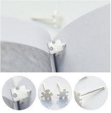 Load image into Gallery viewer, Puzzle stud earrings
