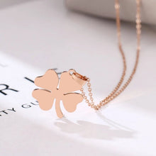 Load image into Gallery viewer, Stainless steel 4-leaf clover pendant
